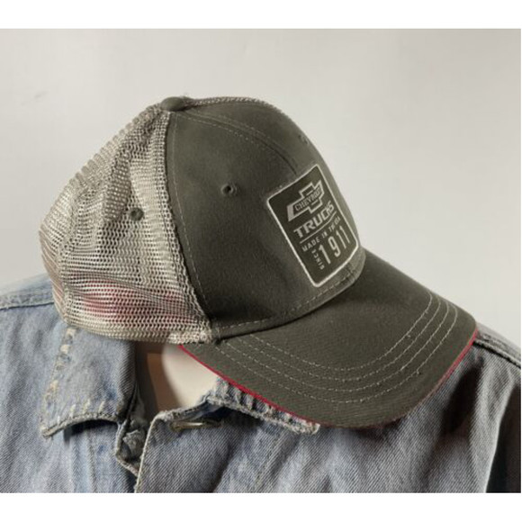 Official GM Chevy Trucks 1911 Made in USA SnapBack Baseball Hat Cap BuckWear - Picture 4 of 7